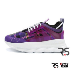 Женские кроссовки Versace Chain Reaction «Purple»