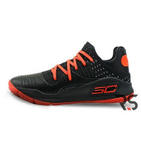 Мужские кроссовки Under Armour Curry 4 Low “Black/red”