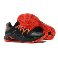 Мужские кроссовки Under Armour Curry 4 Low “Black/red”