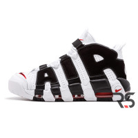 Мужские кроссовки Nike Air More Uptempo «White-Black»