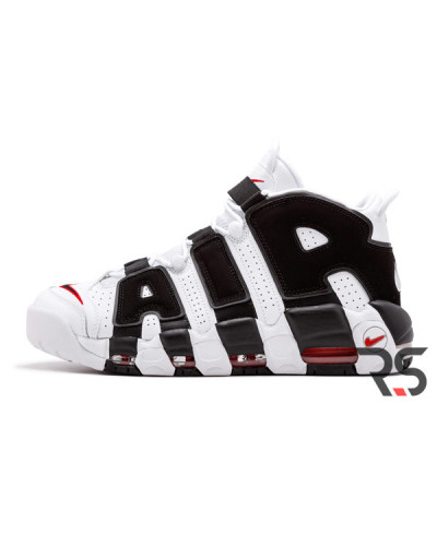 Мужские кроссовки Nike Air More Uptempo «White-Black»
