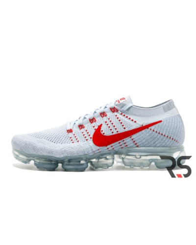 Летние кроссовки Nike Air VaporMax «White/Red»