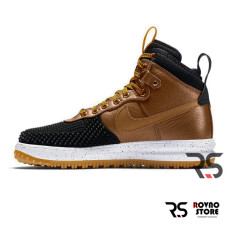 Мужские кроссовки Nike Lunar Force 1 Duckboot «Brown/Black»
