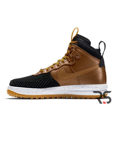 Мужские кроссовки Nike Lunar Force 1 Duckboot «Brown/Black»