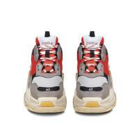 Мужские кроссовки Balenciaga Triple S «Grey Red Blue»