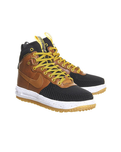 Мужские кроссовки Nike Lunar Force 1 Duckboot «Brown/Black»