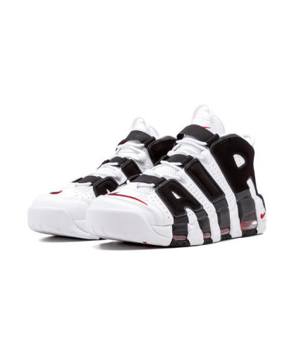 Мужские кроссовки Nike Air More Uptempo «White-Black»