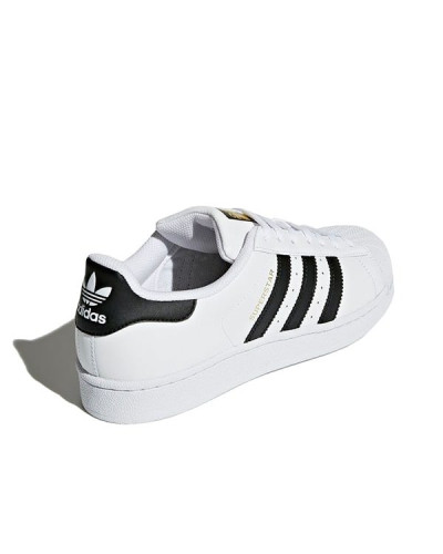Мужские кроссовки Adidas Superstar «White/Black»