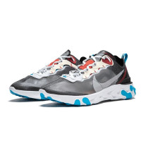 Летние кроссовки Nike React Element 87 «Dark Grey Photo Blue»