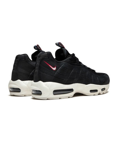 Осенние кроссовки Nike Air Max 95 Pull Tab «Black»