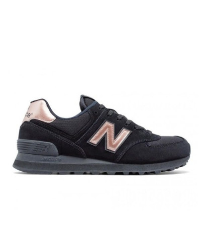 Женские кроссовки New Balance 574 «Black Gold»