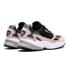 Женские кроссовки Adidas Falcon «Black/Pink»