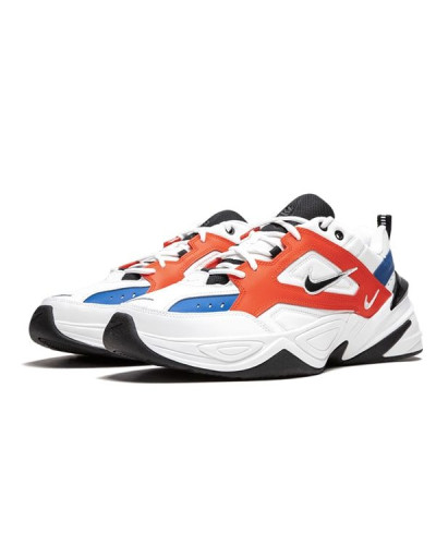 Женские кроссовки Nike M2K Tekno «White/Black/Orange»