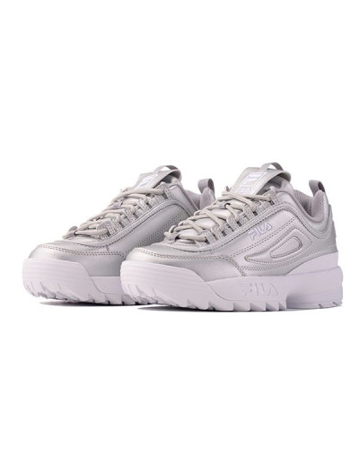 Женские кроссовки Fila Disruptor 2 «Metallic Silver»