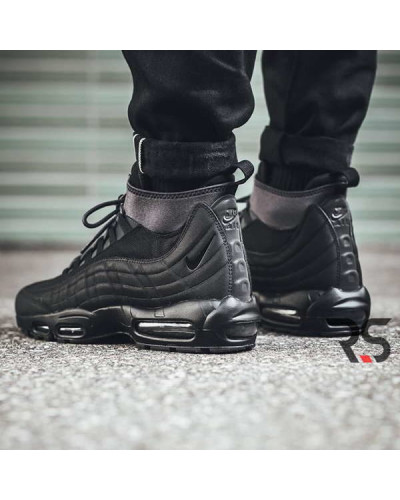 Мужские кроссовки Nike Air Max 95 SneakerBoot «Black»