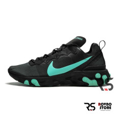 Мужские кроссовки Nike React Element 55 «Black/Aurora Green»