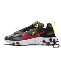 Мужские кроссовки Nike React Element 87 «Medium Olive Volt Crimson»
