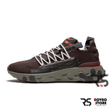 Летние кроссовки Nike React Runner Low WR ISPA «Velvet Brown»