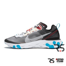 Кроссовки Nike React Element 87 «Dark Grey/Photo Blue»
