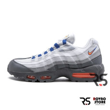 Осенние кроссовки Nike Air Max 95 «Cool Grey/Total Orange/White»