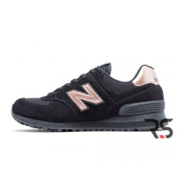 Женские кроссовки New Balance 574 «Black Gold»