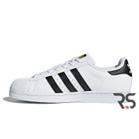 Мужские кроссовки Adidas Superstar «White/Black»