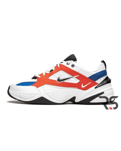 Женские кроссовки Nike M2K Tekno «White/Black/Orange»