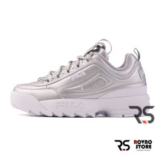 Женские кроссовки Fila Disruptor 2 «Metallic Silver»