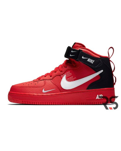 Мужские кроссовки Nike Air Force 1 07 Mid Lv8 «Red»