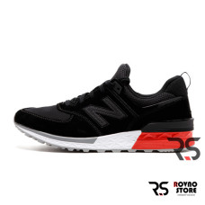Кроссовки New Balance 574 Sport Edition «Black/Red»