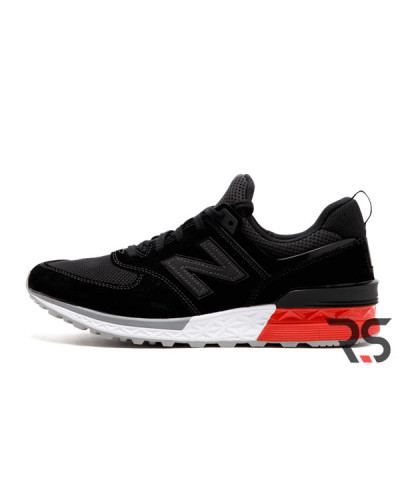 Кроссовки New Balance 574 Sport Edition «Black/Red»