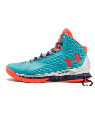 Мужские кроссовки Under Armour Curry 1 «Blue orange»