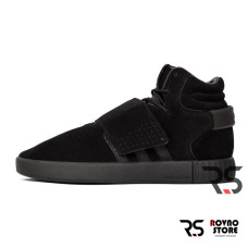 Мужские кроссовки Adidas Tubular Invader Strap «All Black»