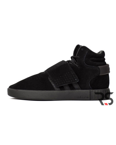 Мужские кроссовки Adidas Tubular Invader Strap «All Black»