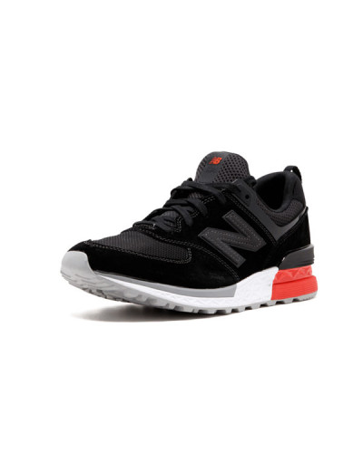 Кроссовки New Balance 574 Sport Edition «Black/Red»