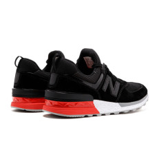 Кроссовки New Balance 574 Sport Edition «Black/Red»