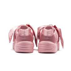 Женские кроссовки Rihanna x Puma Fenty Bow Sneaker «Pink Silver»