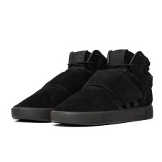 Мужские кроссовки Adidas Tubular Invader Strap «All Black»