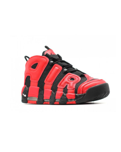 Мужские кроссовки Nike Air More Uptempo «Black/Red»