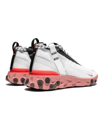 Летние кроссовки Nike React Runner Mid WR ISPA «White Light Crimson»