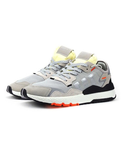 Кроссовки Adidas Nite Jogger «Grey Two/Solar Orange»