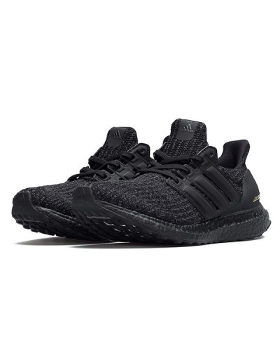 Кроссовки Adidas Ultra Boost 4.0 «Black/Gold»