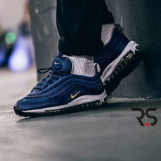 Мужские кроссовки Nike Air Max 97 «Midnight Navy Metallic Gold»