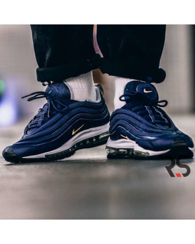 Мужские кроссовки Nike Air Max 97 «Midnight Navy Metallic Gold»