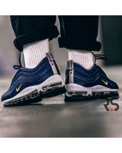 Мужские кроссовки Nike Air Max 97 «Midnight Navy Metallic Gold»