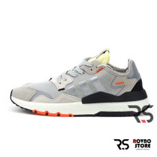 Кроссовки Adidas Nite Jogger «Grey Two/Solar Orange»