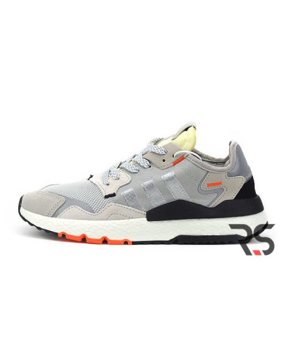 Кроссовки Adidas Nite Jogger «Grey Two/Solar Orange»