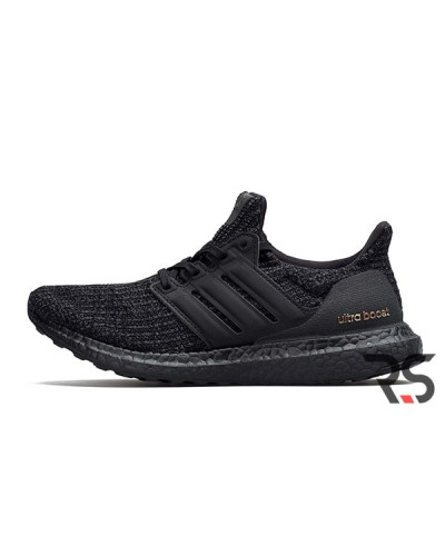 Кроссовки Adidas Ultra Boost 4.0 «Black/Gold»